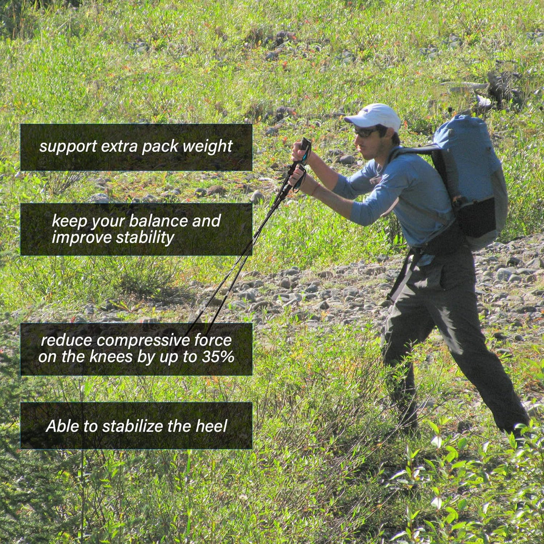 BISINNA Wanderstöcke Trekkingstöcke Nordic Walking Stöcke - 95-115 cm / 115-135 cm Faltbar Verstellb