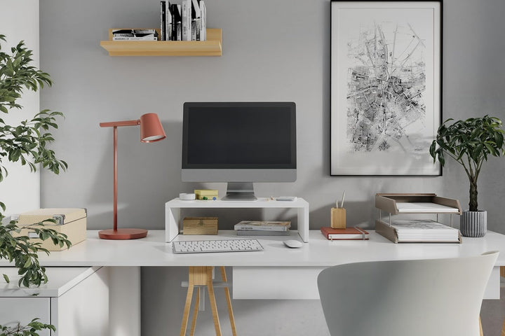 ComfortCove Monitorständer, 1-stufiger Monitorständer, Ständer für Computermonitore, Laptopständer,