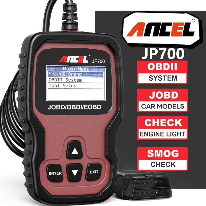 ANCEL JP700 OBD2 Diagnosegerät für japanische Fahrzeuge JOBD Codeleser Auto OBDII Scanner Motor Fehl