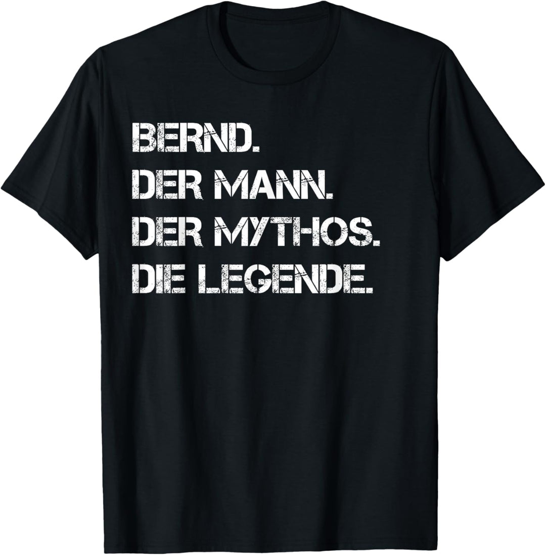 Herren Bernd Vorname Geburtstag Weihnachten T-Shirt