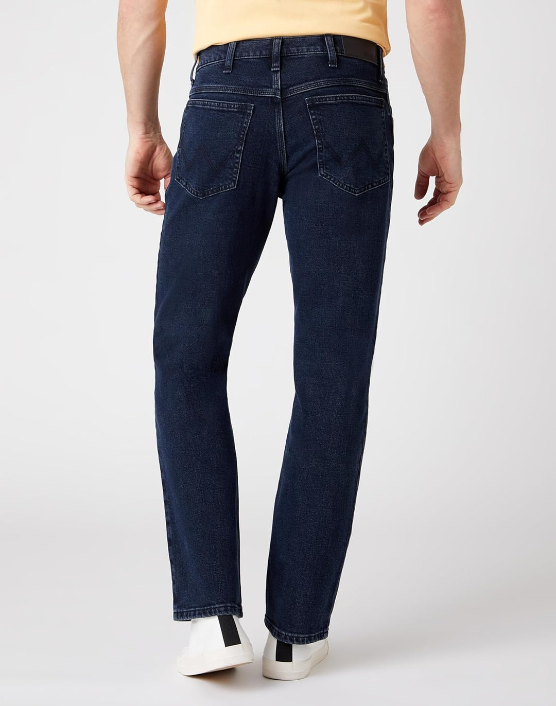 Wrangler Herren Jeans Straight - Mid Waist - Regular Fit - Blau Schwarz W30-W44 30W / 32L Blue Black