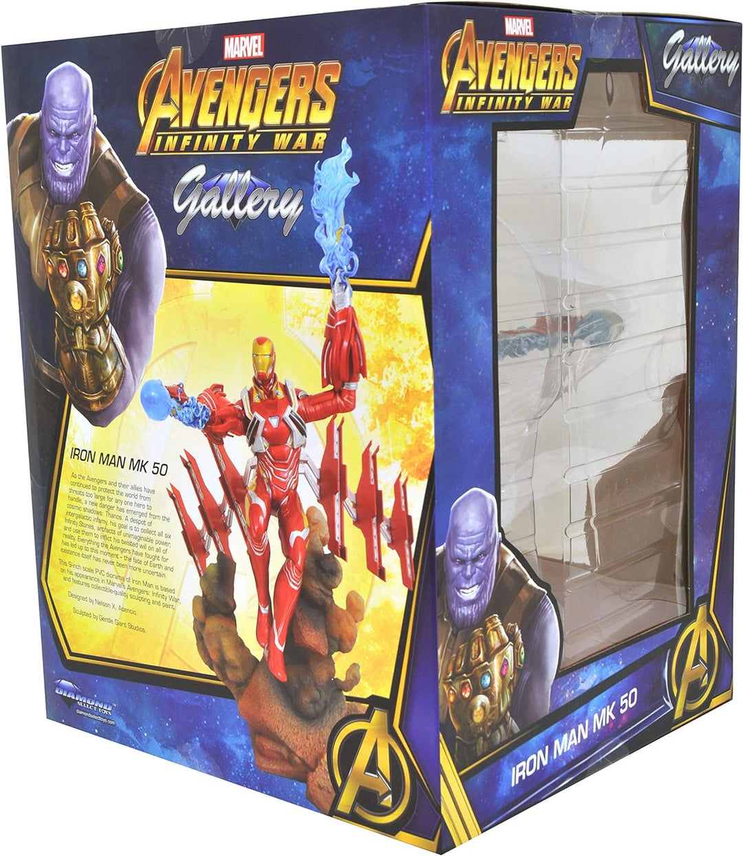 Diamond Select Toys MAY182307 Avengers Iron Man Figure, Verschieden, Einheitsgrösse