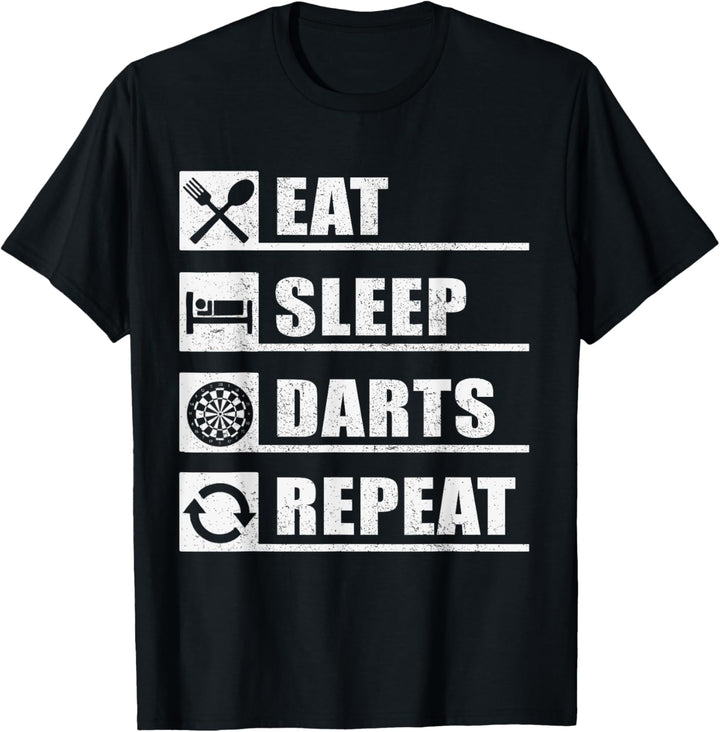 Eat Sleep Darts Repeat T-Shirt
