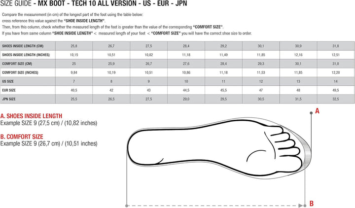 Alpinestars Motocross-Stiefel Tech 10 Rot Gr. 48 48 EU Rot, 48 EU Rot