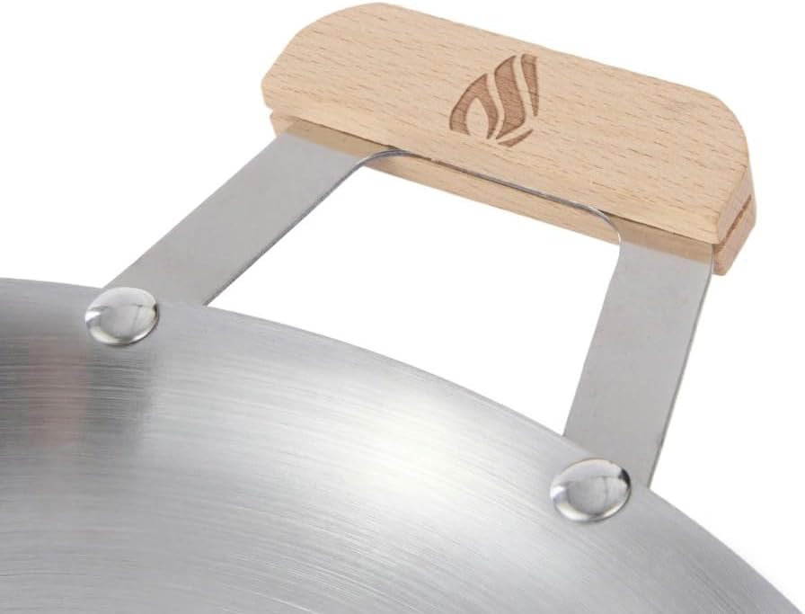 GARDENFLARE Grillaufsatz für Klassik Feuerrohr – Edelstahl-Grillpfanne