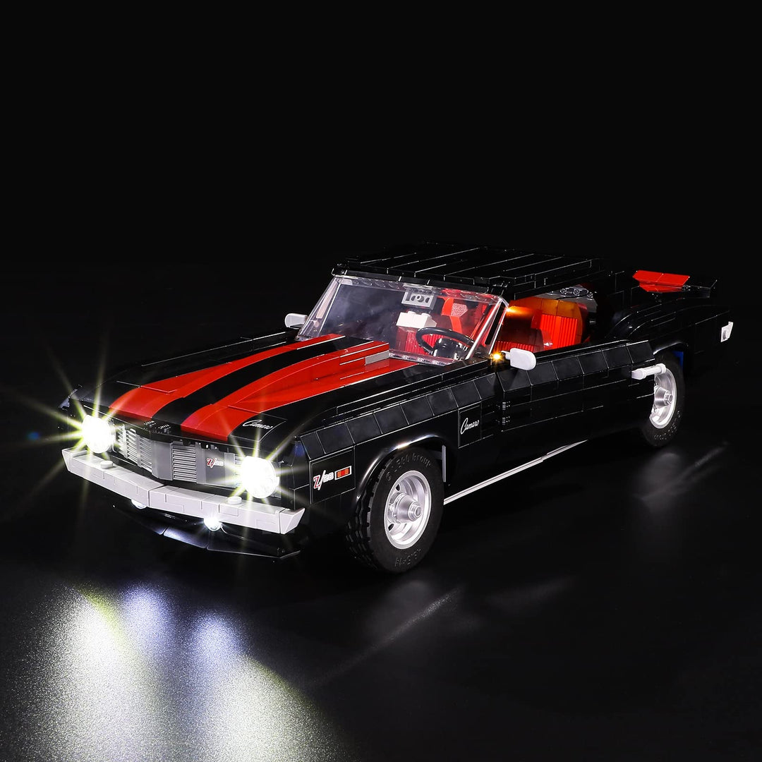 BRIKSMAX 10304 Led Licht für Lego Chevrolet Camaro Z28 - Compatible with Lego  Icons Bausteinen Mode