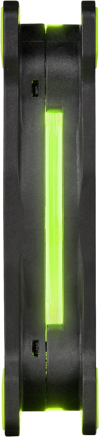 Thermaltake CL-F055-PL12GR-A Riing 12 LED Gehäuselüfter, 3er Set grün