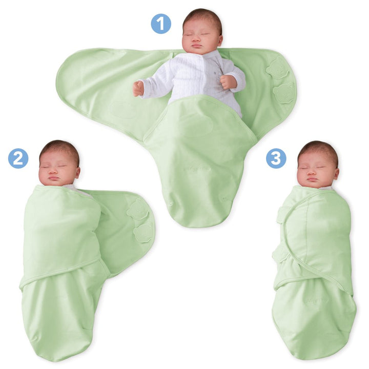 Lampiphant® + Summer Infant Original SwaddleMe® Pucksack, 3er-Mix Girls im Garten S/M 3er-mix Girls