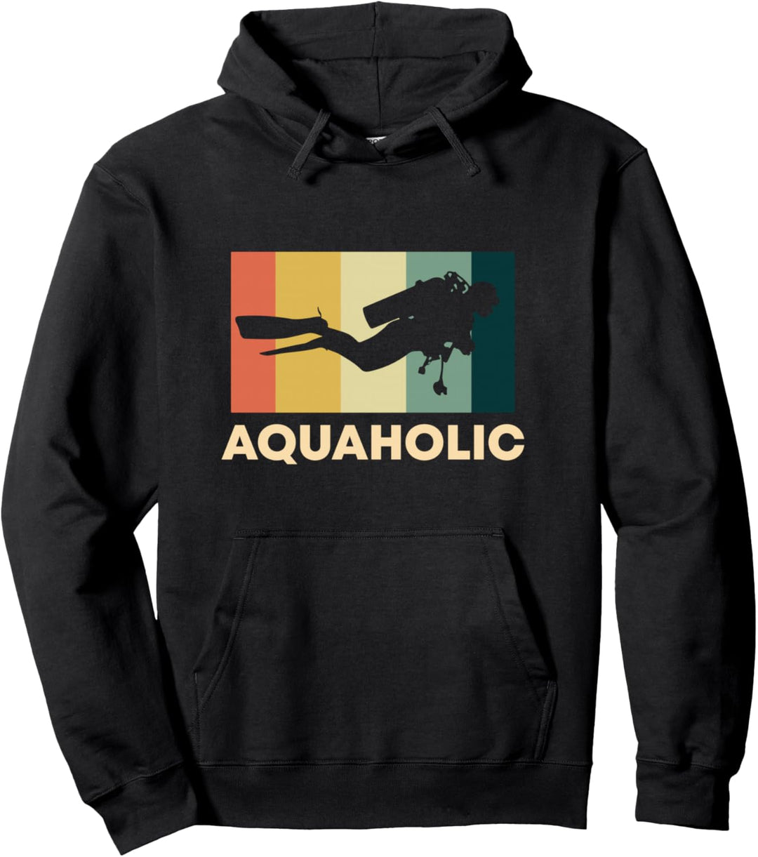 Retro Tauchen Scuba Taucher Tauchsport - Vintage Tauchen Pullover Hoodie
