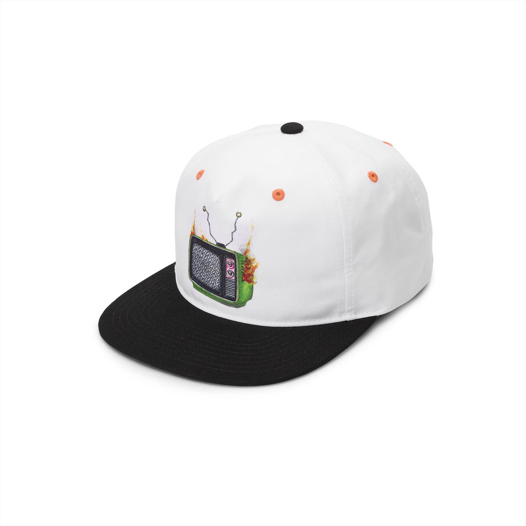 Volcom Men's Justin Hager White Strapback Hat
