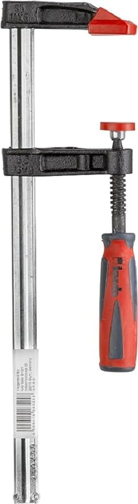 kwb Profi Schraub-Zwinge mit 2-Komponentengriff 50x250, Spann-Weite 250 mm, Spanntiefe 50 mm, Spannb