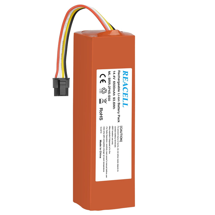 REACELL 14.4V 6500mAh Li-ion Akku für Xiaomi Roborock S5 S50 S6 S7 S5 Max für Mijia Roborock S502-00