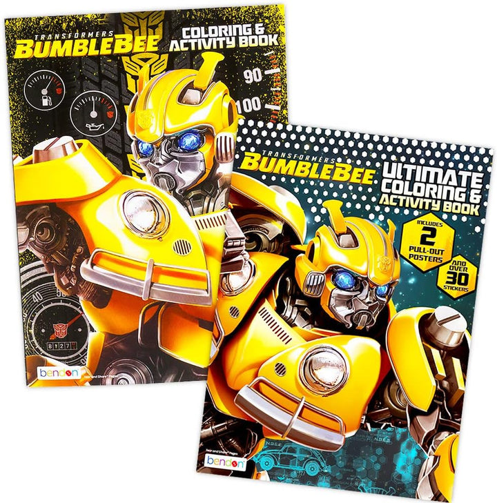 Transformers Rescue Bots Farb- und Activity Book Set (2 Bücher ~ 96 Seiten) Dinobot, Optimus Prime,