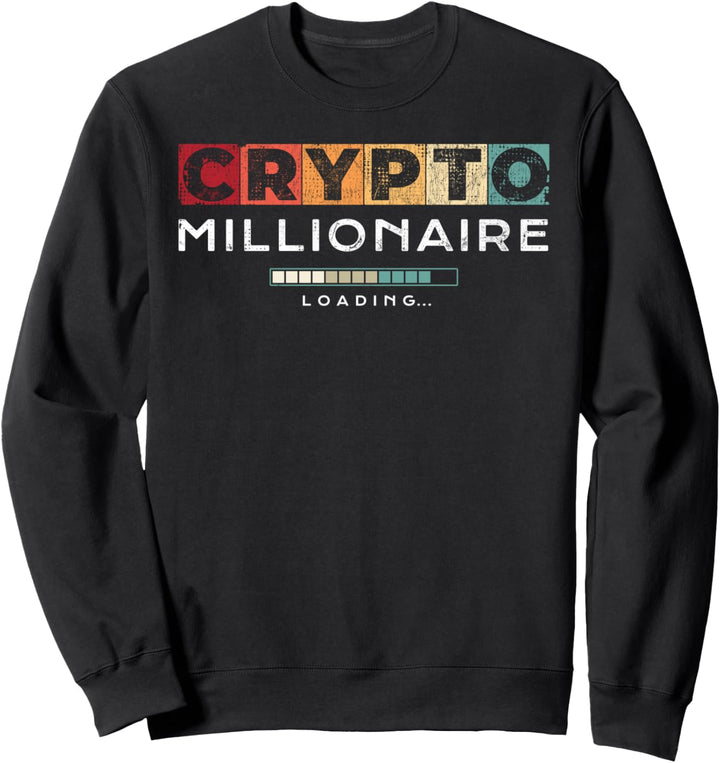 Crypto Millionaire Shirt | Vintage Bitcoin Crypto Sweatshirt
