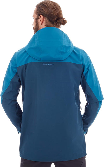 Mammut Herren Crater Hooded Hardshell-Jacke mit Kapuze XL wing teal-sapphire, XL wing teal-sapphire