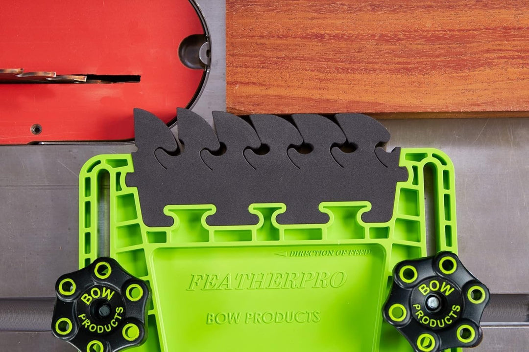 BOW Products FeatherPRO FP1 - Featherboard für Tischkreissägen, Frästische und Bandsägen - EVA Druck