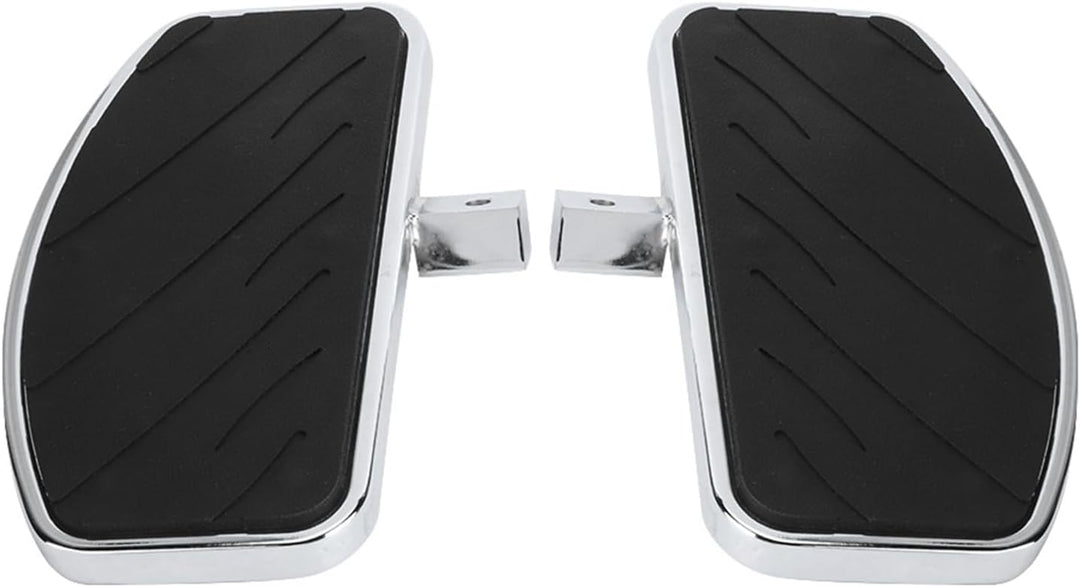 Motorrad-Pedale Schwarzes Metall-Motorrad-Trittbrett Motorrad-Fussplatte Fahrrad-Fussrasten Fahrradz