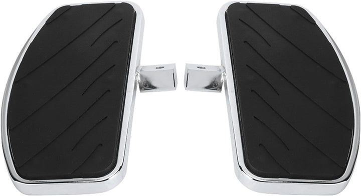 Motorrad-Pedale Schwarzes Metall-Motorrad-Trittbrett Motorrad-Fussplatte Fahrrad-Fussrasten Fahrradz