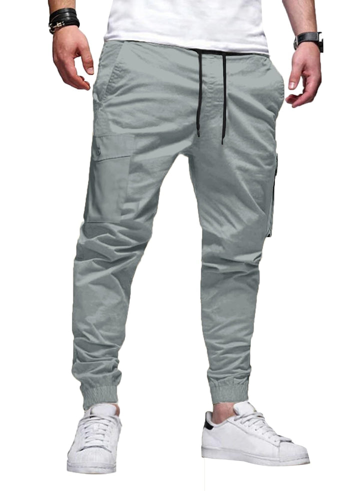 Cargohose Herren Lang Casual Jogginghose Stretch Arbeitshosen Regular Fit Cargo Hosen Elastische Her