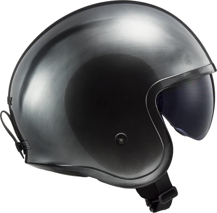 LS2 Motorradhelm Spitfire Jeans Titanium, XL XL Jeans Titanium, XL Jeans Titanium