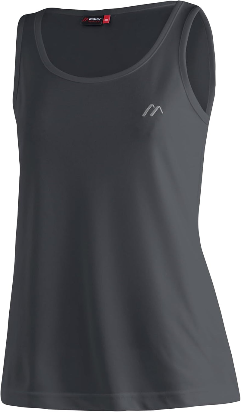 Maier Sports Damen Petra Funktionstop 38 Schwarz, 38 Schwarz