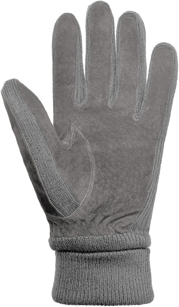 Harssidanzar Damen Winter Wildleder Handschuhe Thermal Wolle Fleece gefüttert Outdoor Wärme SL024EU