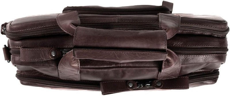 The Chesterfield Brand Wax Pull Up Geneva Fahrradtasche Leder 40 cm Laptopfach