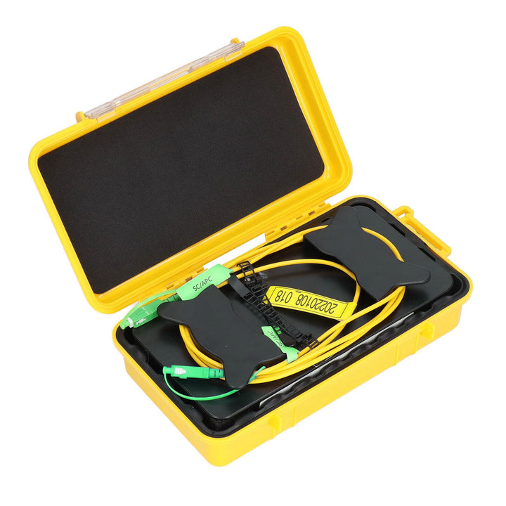 Uadme Glasfaserkabel, OTDR Launch Cable Box, Glasfaser-Kabel SC/APC auf SC/APC Simplex Singlemode 9/