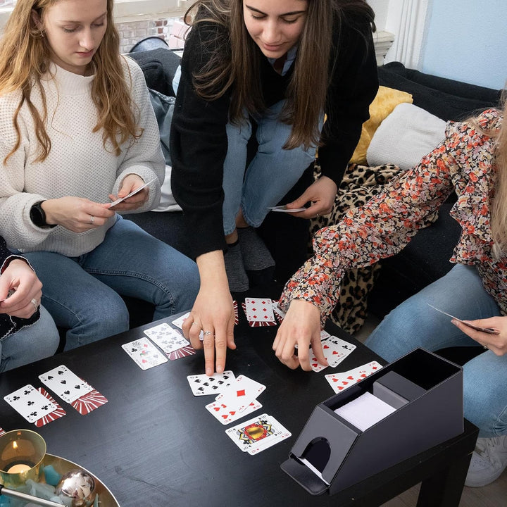 Generisch Kartenschuh – 4/6-Deck-Spielkarten-Handelsschuh | Wiederverwendbarer Kartenverteiler Für S