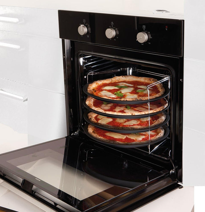 Guardini Pizza&Mania Küche & Haushalt, Stahl, Black, 4 Tegami 32 cm, 5 4 Tegami 32 cm Single, 4 Tega