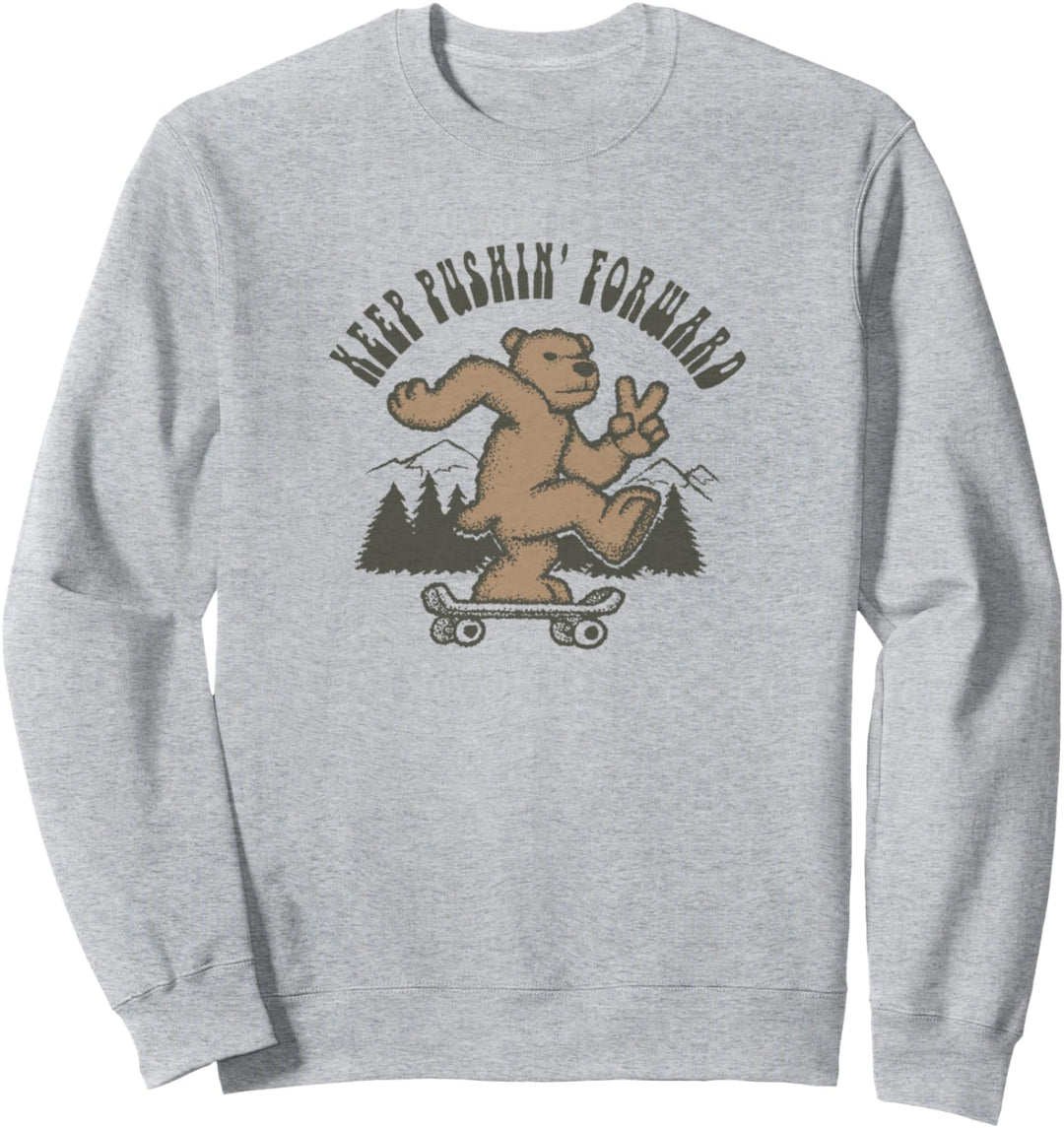 Schieben Sie immer nach vorne. Sweatshirt