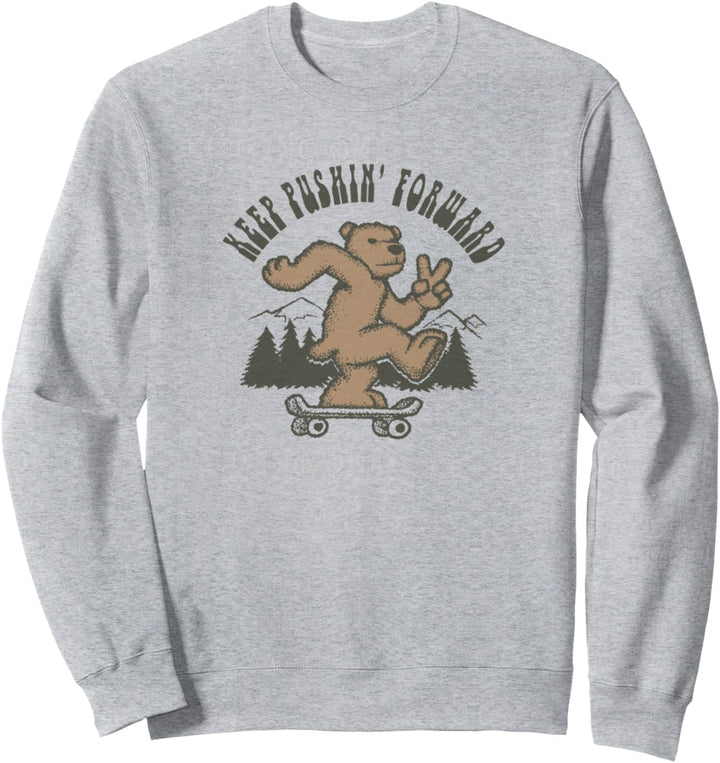 Schieben Sie immer nach vorne. Sweatshirt