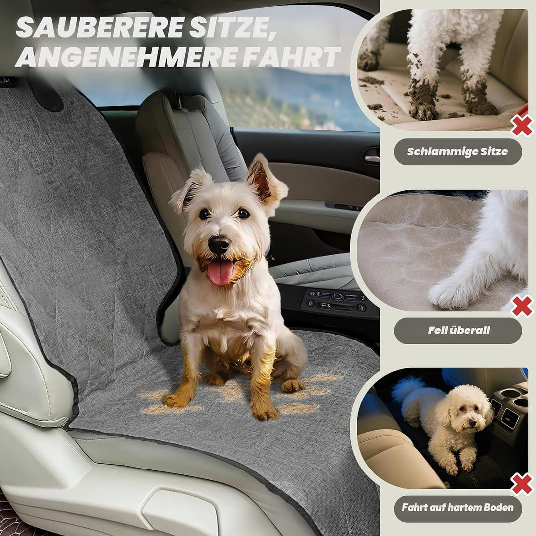 VIVAGLORY Autositzbezüge für Hunde, mit universeller Passform, gesteppt und langlebig, 600 Denier Ox