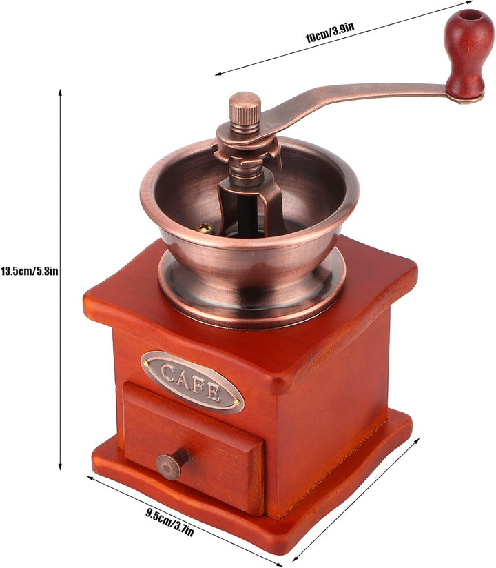 01 Manuelle Kaffeemühle, Mini-Kaffeebohnenmühle aus Keramik, Edelstahl oder Kunststoff für die Küche