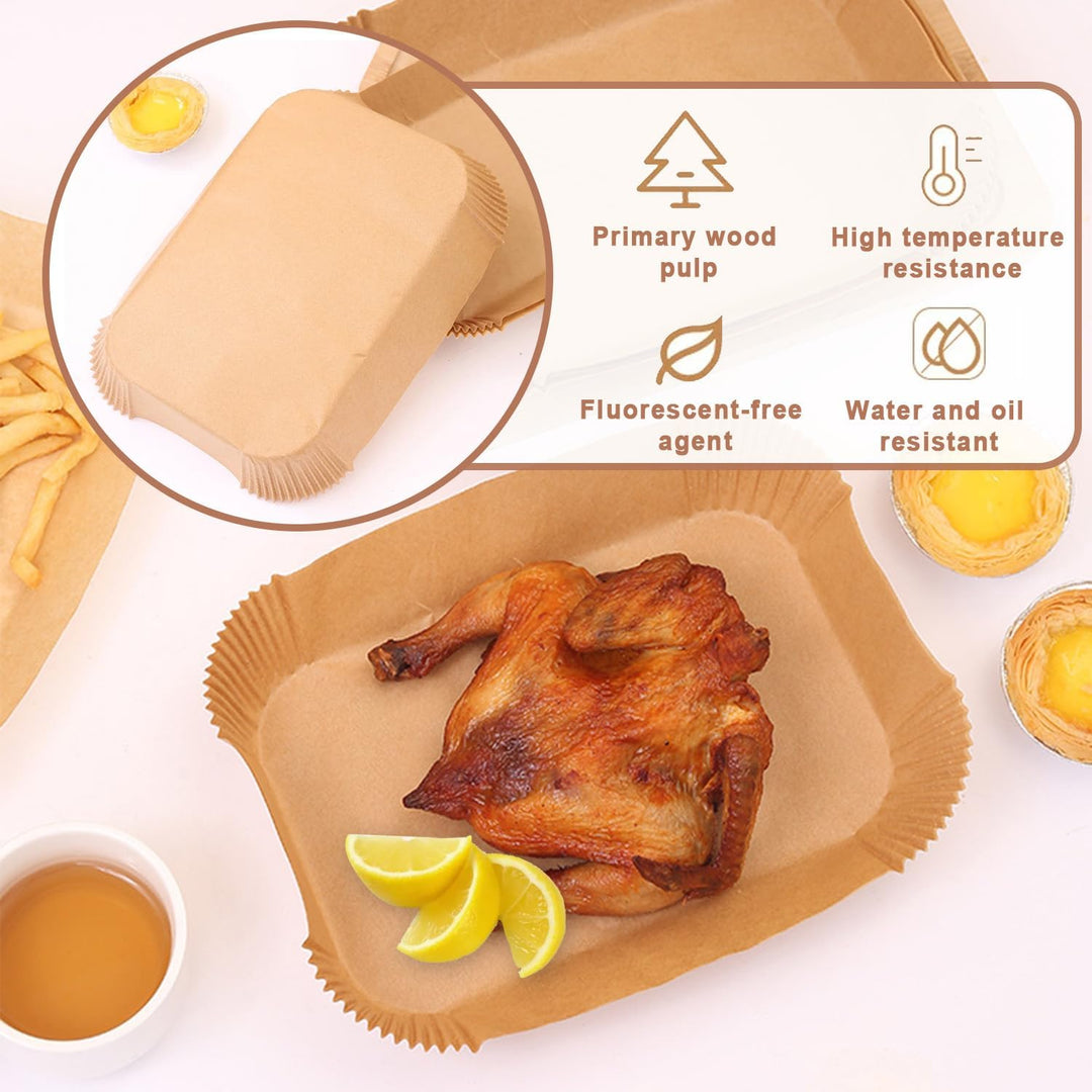 Airfryer Backpapier für Philips Airfryer Dual Basket 3000 Series, Heissluftfritteuse Backpapier für