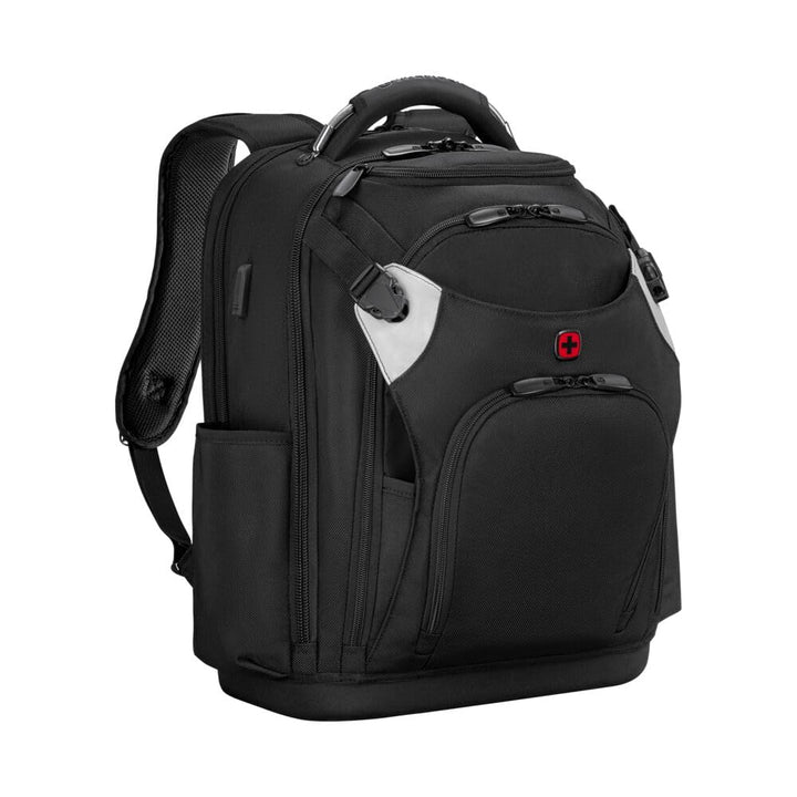 WENGER Tool Backpack Pro Werkzeugrucksack mit 17 Zoll Laptopfach, Arbeitsrucksack für Handwerker, He