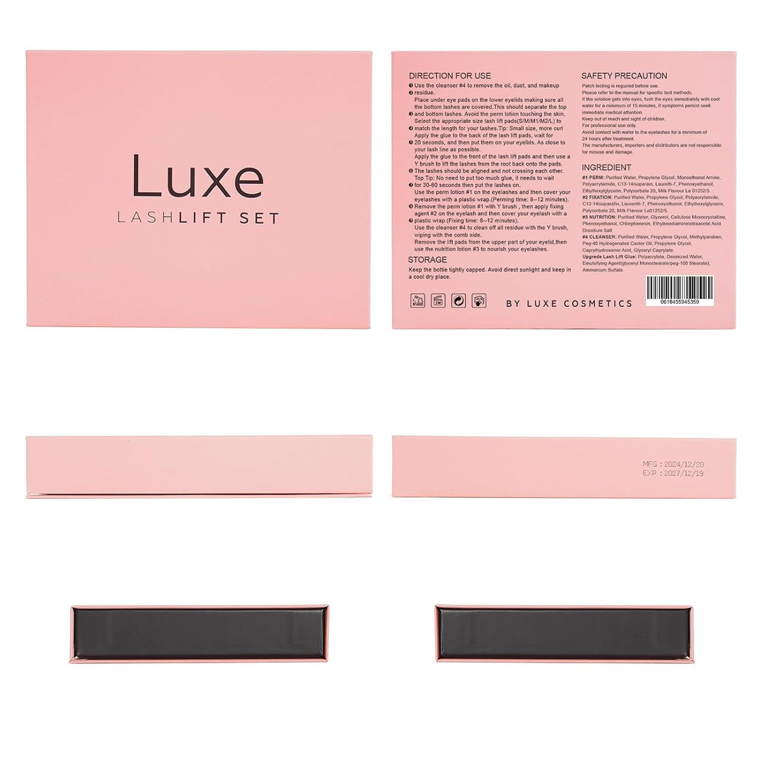Lashlift Set – Komplettset für das Wimpernlifting – Einfache Anwendung und langanhaltendes Finish –