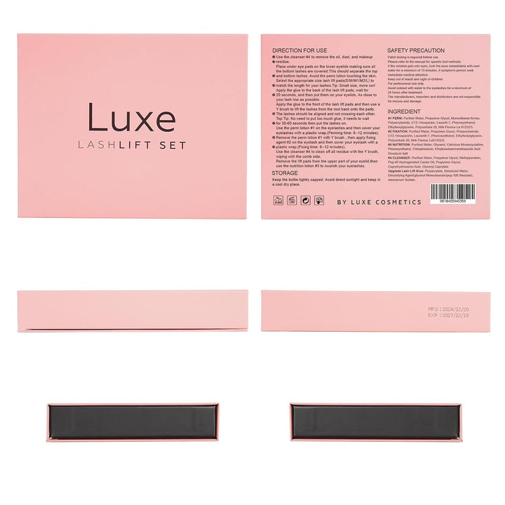 Lashlift Set – Komplettset für das Wimpernlifting – Einfache Anwendung und langanhaltendes Finish –