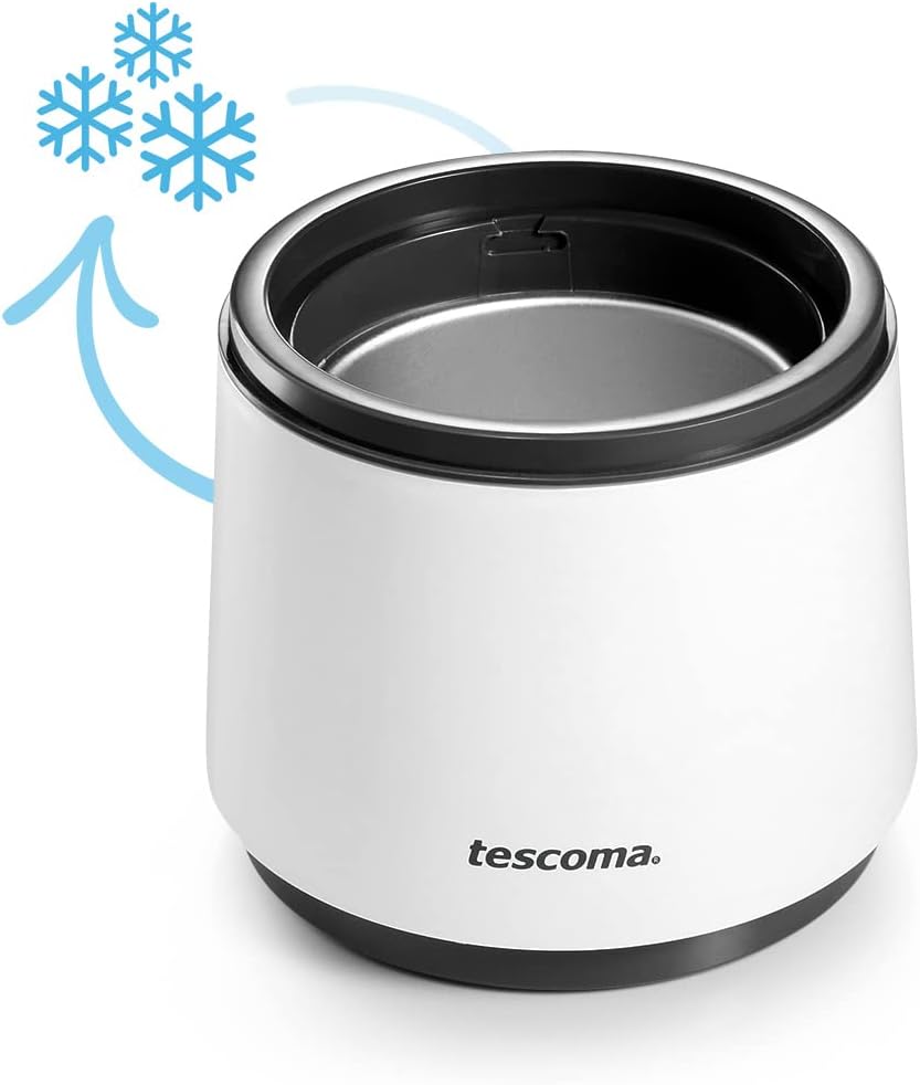 Tescoma 908660 Elektrische Eismaschine mit Kühlbehälter, 800 ml, LinieGrandCHEF