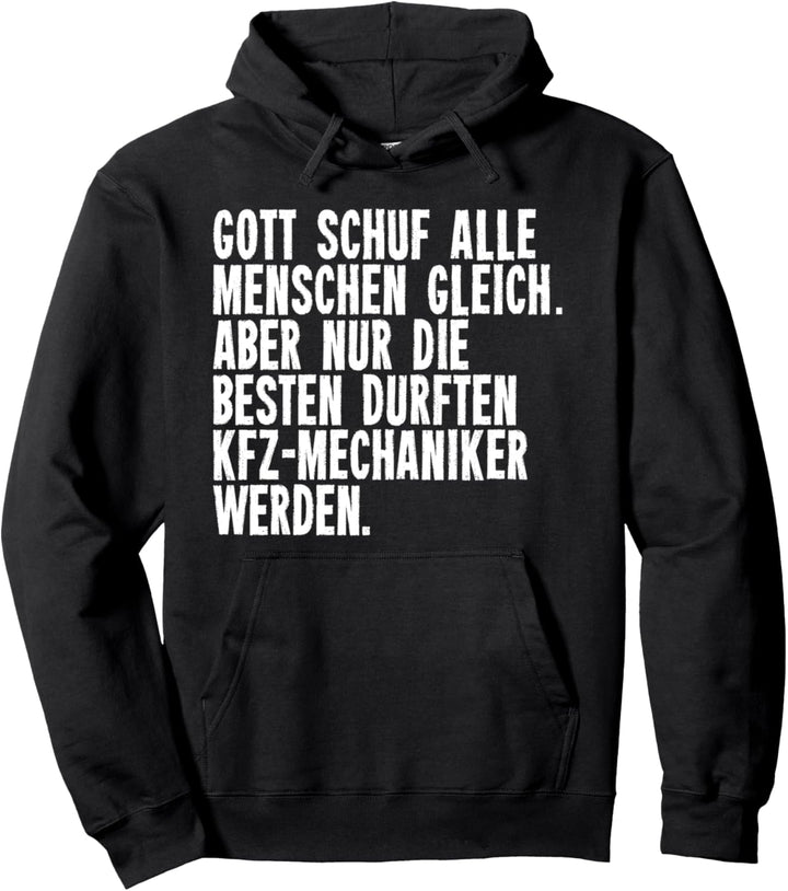 KFZ-Mechaniker Mechatroniker Sprüche Beruf Schrauber Pullover Hoodie