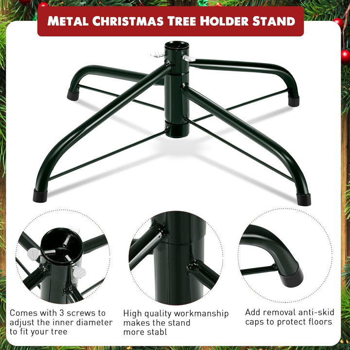 Namalu Faltbarer Weihnachtsbaumständer Weihnachtsbaum Halter Künstlicher Baumersatzständer aus Metal