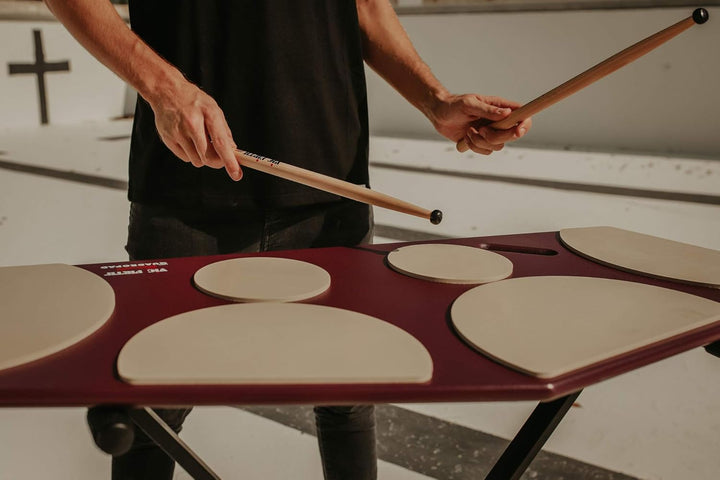 VIC FIRTH Pad HHPQL Heavy Hitter Quadropad - Large, Quadropad - Large