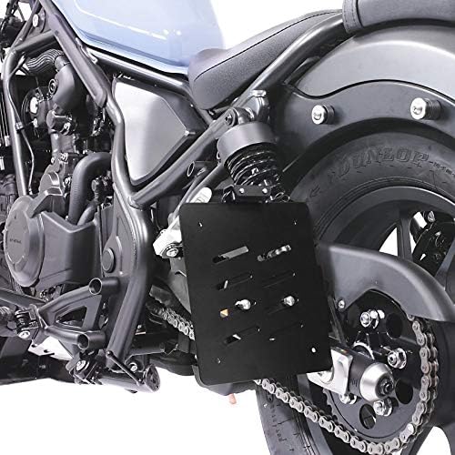 Kennzeichenhalter seitlich Kompatibel für Honda Rebel 1100 2021 schwarz
