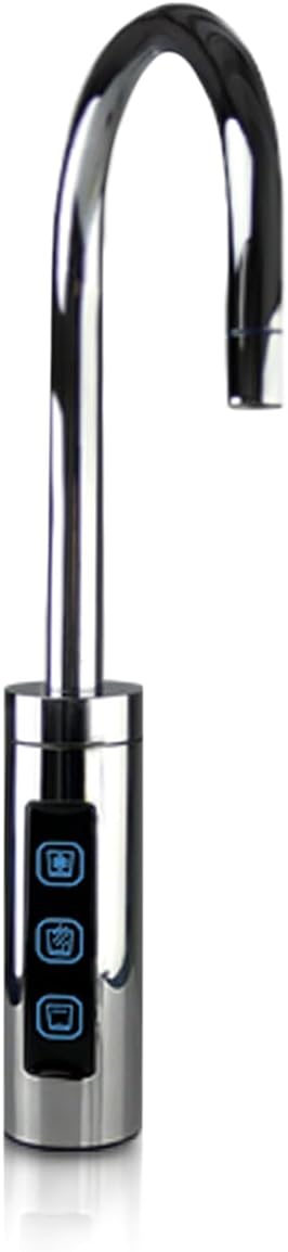 smardy blue 3-Wege-Sodaarmatur für Wasserbar "faya" – One-Touch Armatur mit LED-Beleuchtung, 360° dr
