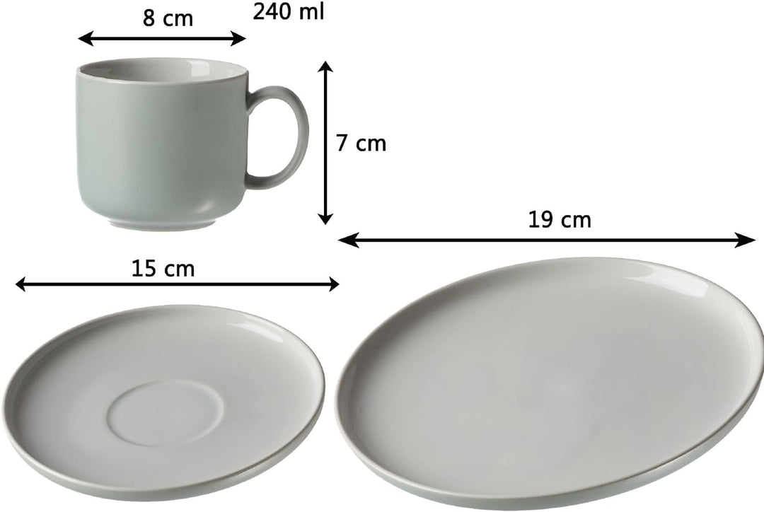 Ritzenhoff &amp; Breker Kaffeeservice Jasper, 12-teilig Mint (0401622-d799b965), Mint (0401622-d799b965)