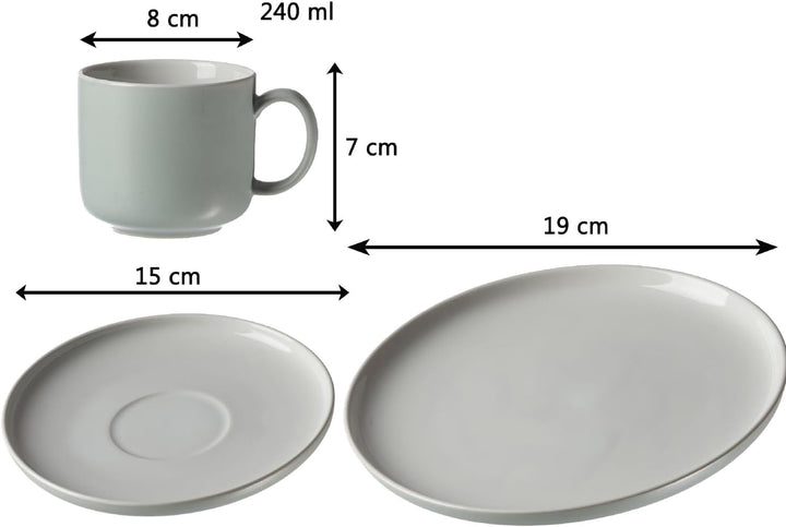 Ritzenhoff &amp; Breker Kaffeeservice Jasper, 12-teilig Mint (0401622-d799b965), Mint (0401622-d799b965)