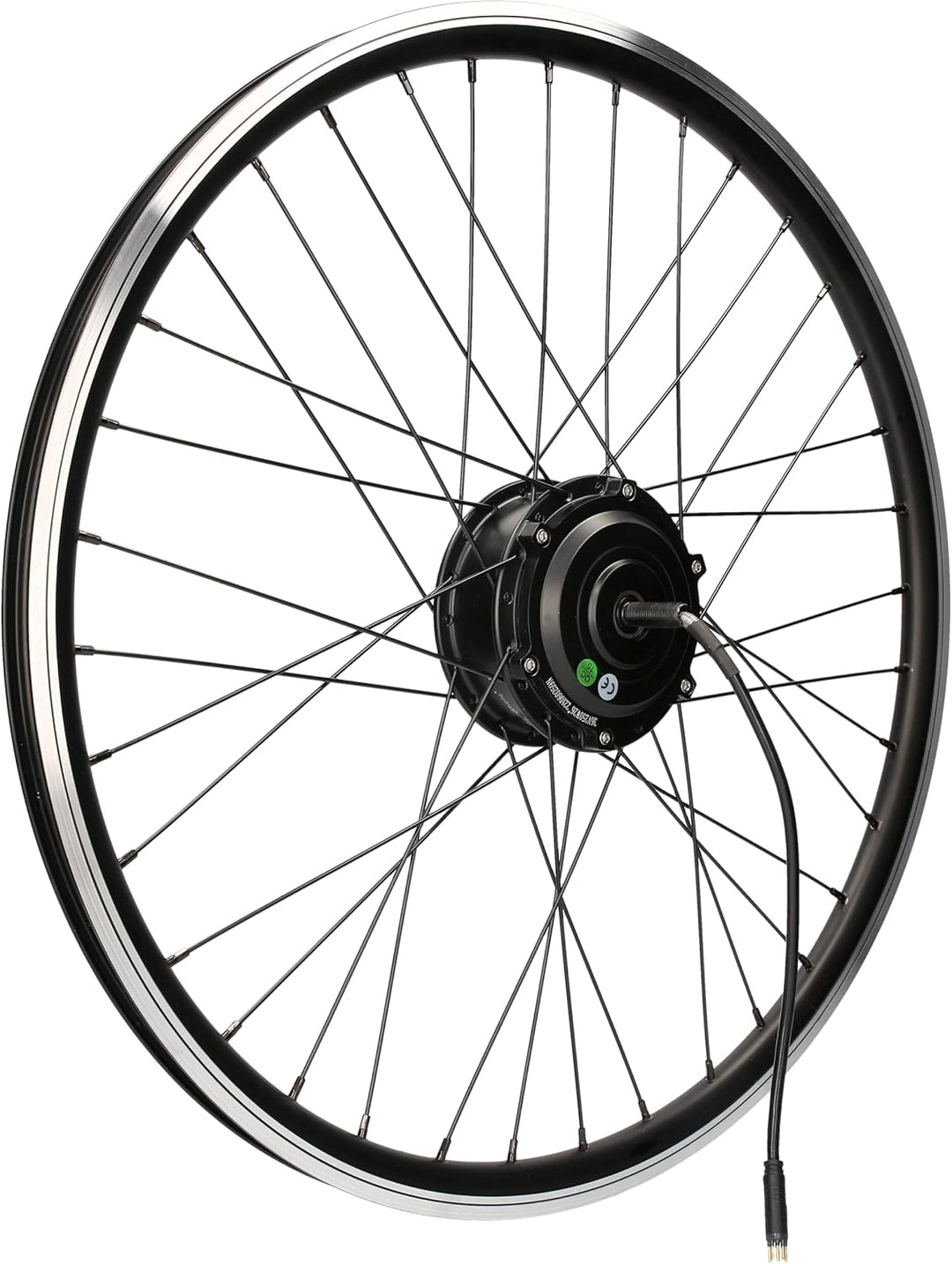 E-Bike Nabenmotor Vorderrad, eingespeicht, Schwarz, 20''/26''/28'', 36V/48V, 250W, E-Bike, Elektro F