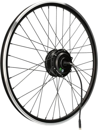 windmeile | E-Bike Nabenmotor Vorderrad, eingespeicht, Schwarz, 20''/26''/28'', 36V/48V, 250W, E-Bik