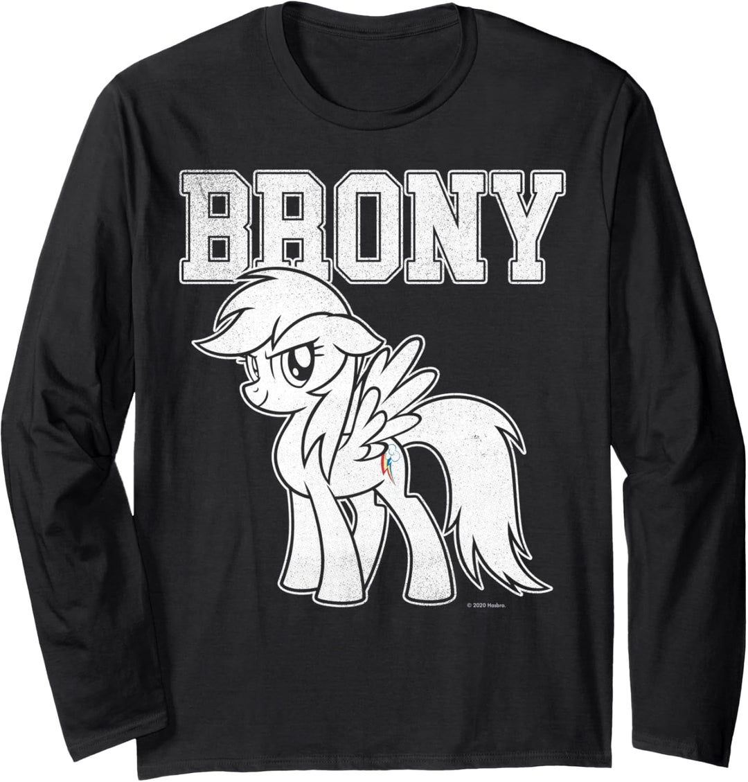 My Little Pony: Friendship Is Magic Brony Collegiate Style Langarmshirt