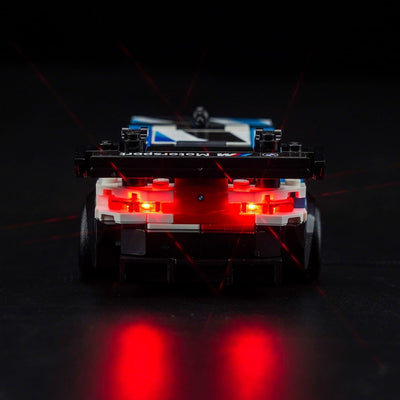 Led Licht Set für Lego Speed Champions BMW M4 GT3 & BMW M Hybrid V8 Rennwagen Auto-Spielzeug (Kein L